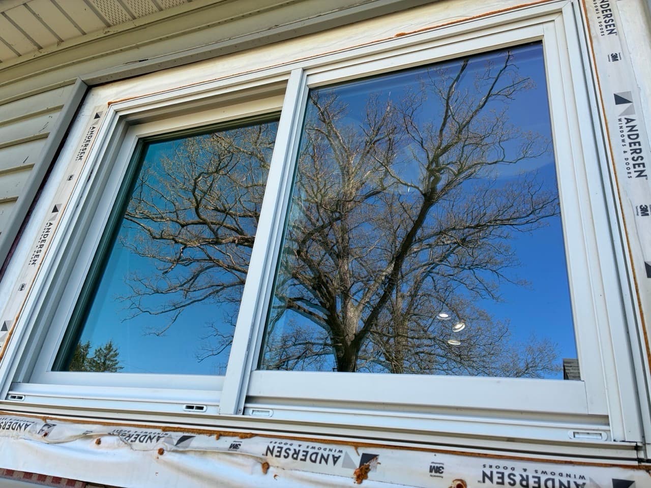 Clean storefront or home windows after TruShine Pro service